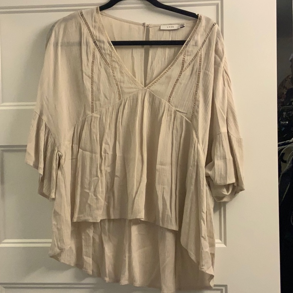 Tan blouse